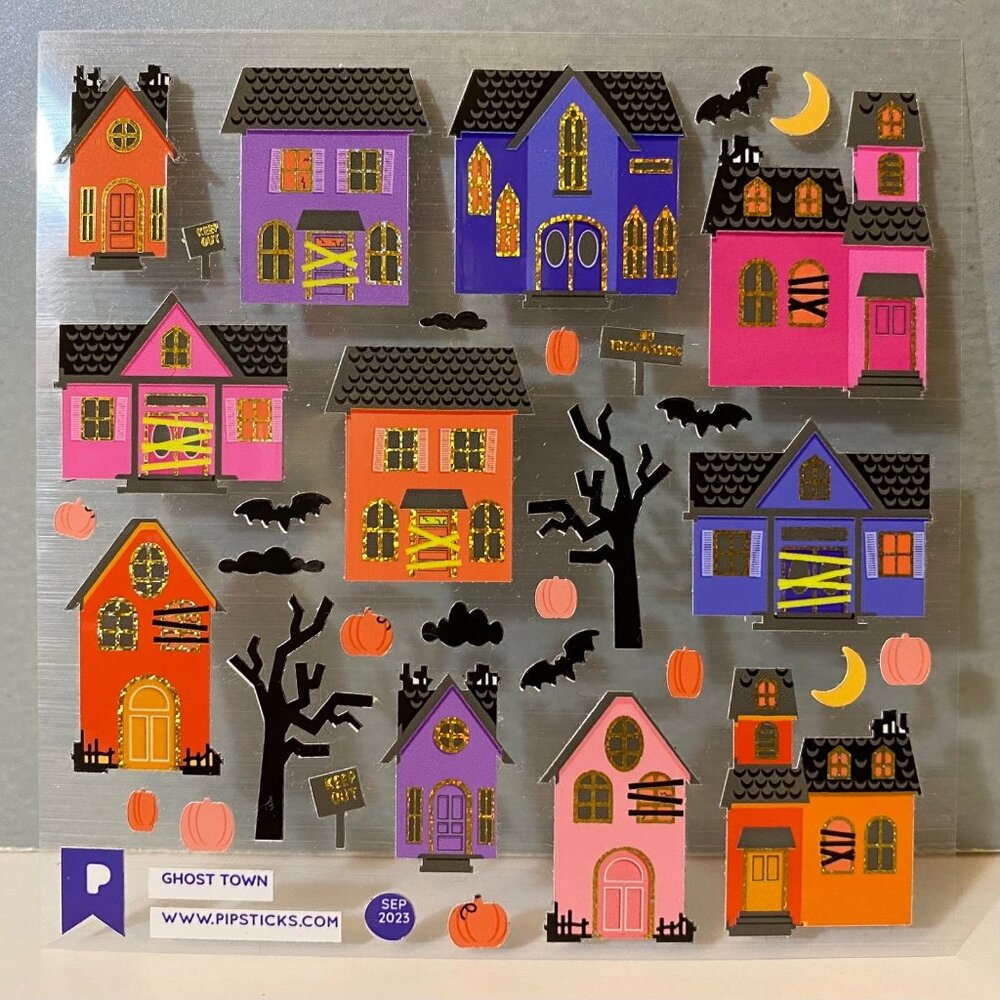Pipsticks Ghost Town Stickers